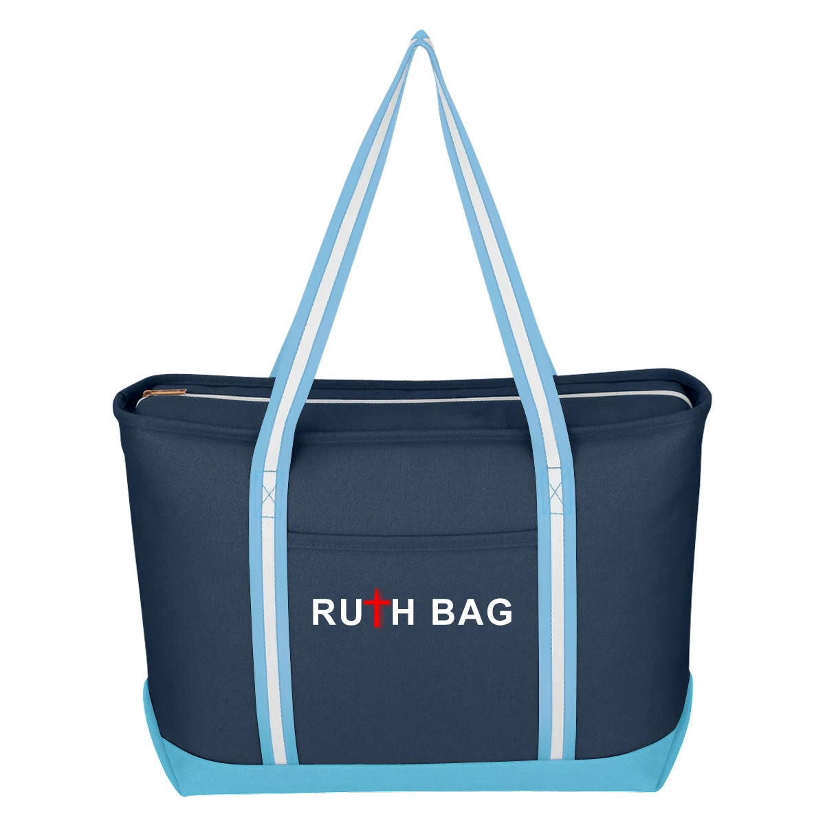 Ruthbag Women's Large Cotton Canvas Tote Bag Clear Designer with Leopard Pattern