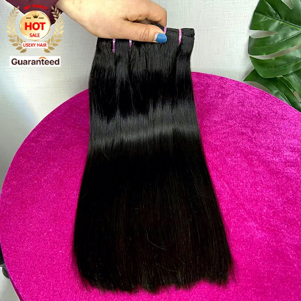 Super Double Drawn Vietnamese Virgin Human Hair 14A Grade Bone Straight Vietnam Human Hair Extension Bundle Raw Vietnamese Hair