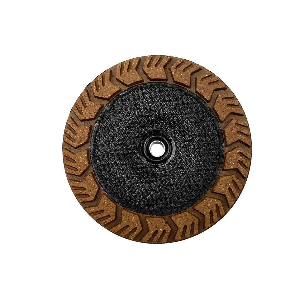 TRUE SHINE 7" 5mm Ceramic Bond Diamond Abrasive Disc Cup Wheel Dry Polish Medium Hardness OEM Concrete Grinding