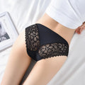 Sexy Low Waist Lace Women Underwear Panty Transparent Hollow Cotton Bottom Crotch Panties