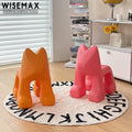 WISEMAX FURNITURE Modern Home Decoration Furniture Playing Toy Horse Chairs Children Plastic Chair for Dining Room Apartment Use