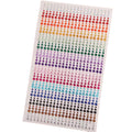 Fifteen Colors Temporary Tattoo Sticker Music Festival Face Jewels Stone & Rhinestone Makeup Beauty Accessories for Party
