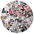 100Pcs Y2K Downtown Girls Graffiti Stickers for Luggage Phone Decor Fashion Pop DIY Sticker