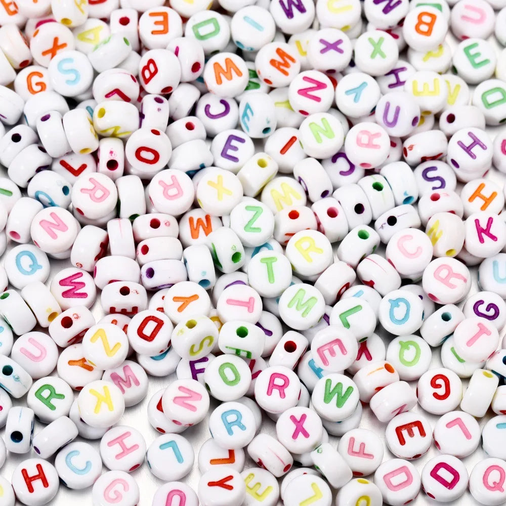 Wholesale Shiduomei 500pcs DIY Jewelry Making 4*7mm White Acrylic/Plastic/Lucite Beads Round Shape Accessories