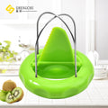 Kitchen Tools Food Grade Stainless Steel Manual PP 2 in 1 Multi Functional Fruit Cutter Kiwi Fruit Peeler