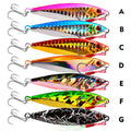 Top Right JIG100 14g 21g 30g Deep Sea Fishing Lures Metal Artificial Baits Slow Jig Slow Jigging Lure Assist Hook Jigging