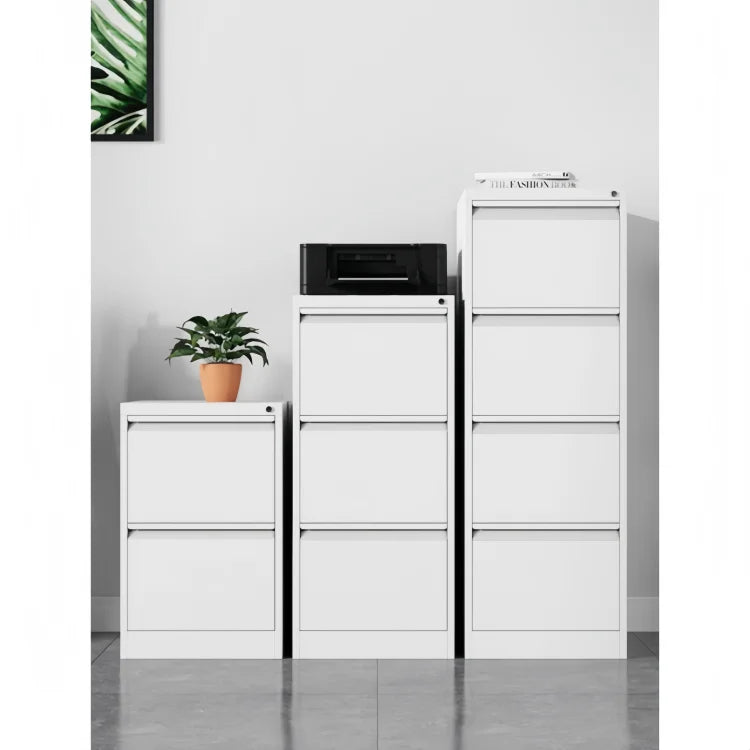 Luoyang Manufacturer 2 Drawers Cabinet Staff A4 Office Filing Cabinet Iron Storage Locker FC Hanging File Cabinet