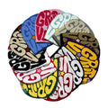 Custom Logo All Over Jacquard Knitted Hat Hip Hop Skull Print Pullover Caps Winter Warm Letters Jacquard Knitted Beanie