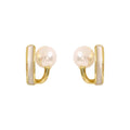 LYE9B20 Korean Style Zinc alloy Pearl Geometric Earrings Girls Jewelry