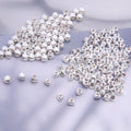 Building Material Triangle Hexagon Silver Taels Precious Metal 925 Sterling Silver Faceted Spacer Beads for Jewelry Making