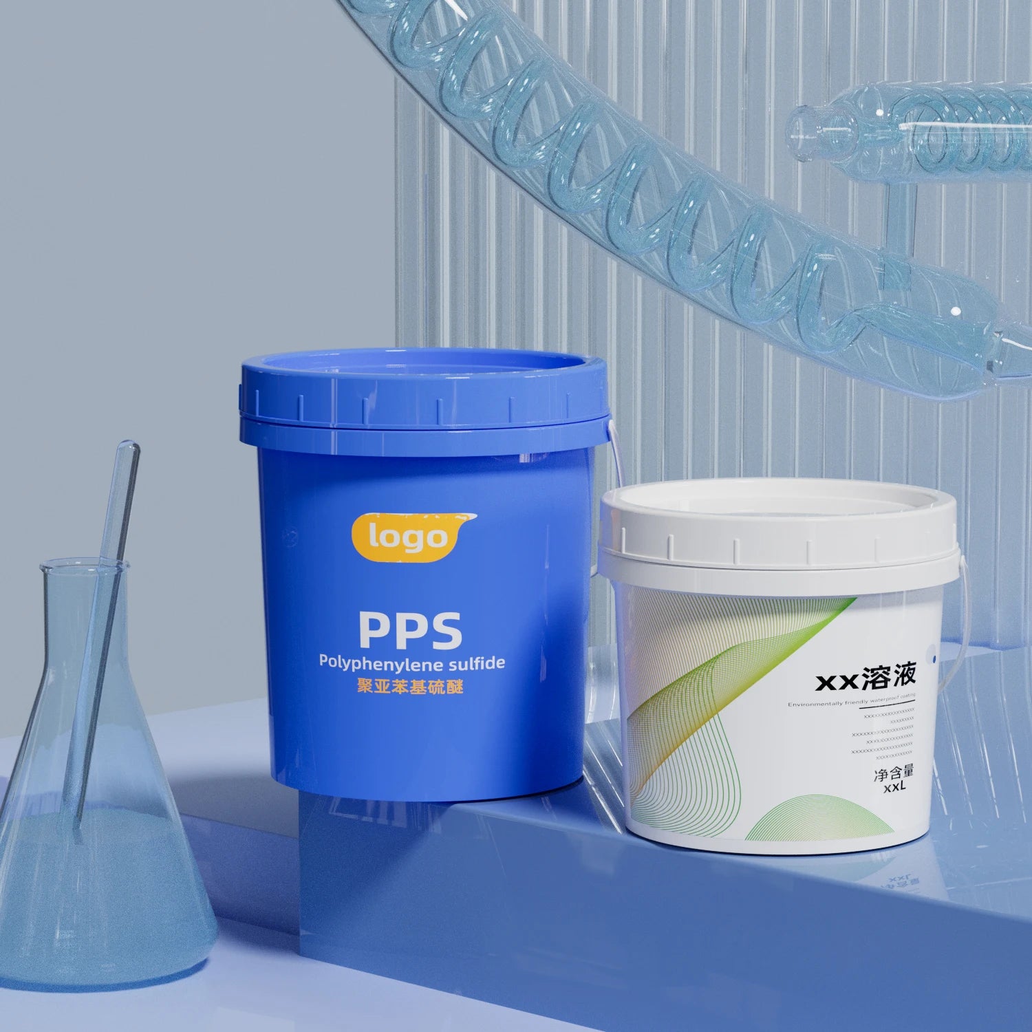 Factory Wholesale Recyclable Empty Plastic Bucket with Screw Lid for Storage of Chemicals Pails & Drums