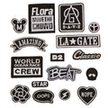 Wholesale Custom Garment Accessories Embroidery Iron on Patches