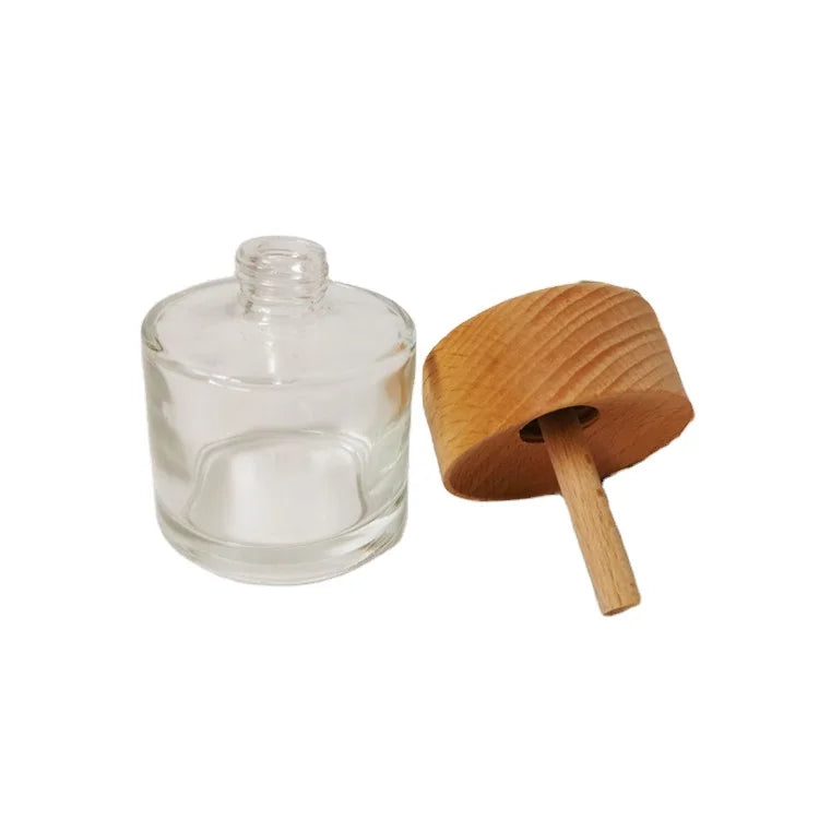 Custom Glass for  Bottle 50ml 100ml Capacity with Screw Cap for Car Air Freshener Container