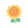 Sunflower Blank Metal Lapel Pin With Backing Card Brooch Custom Solid Mini Bouquet Flower Lapel Pins