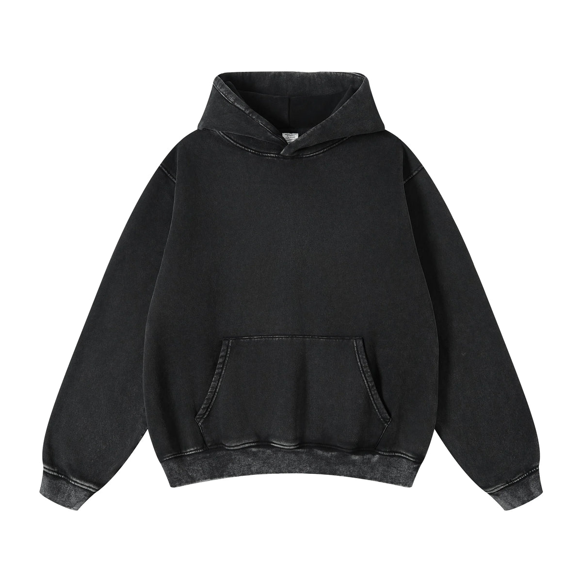 Hip Hop Heavyweight 100% Cotton Fleece Oversized Blank Vintage Acid Wash Hoodie Customized Logo Hoodies MegaBDM