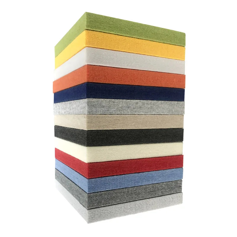 Modern Design 24mm PET Acoustic Panels High Density Polyester Felt with Smooth Sound Absorption NRC 0.9