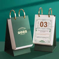 Promotional Gift Box Hardcover Double Ring Customizable Flip One-Way Printing Calendar