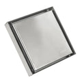 Bangqi Invisible Floor Drain Linear Drainage Strainer 50mm Outer Brushed Hotel Basin Style SUS304 Stainless Steel Modern ISO