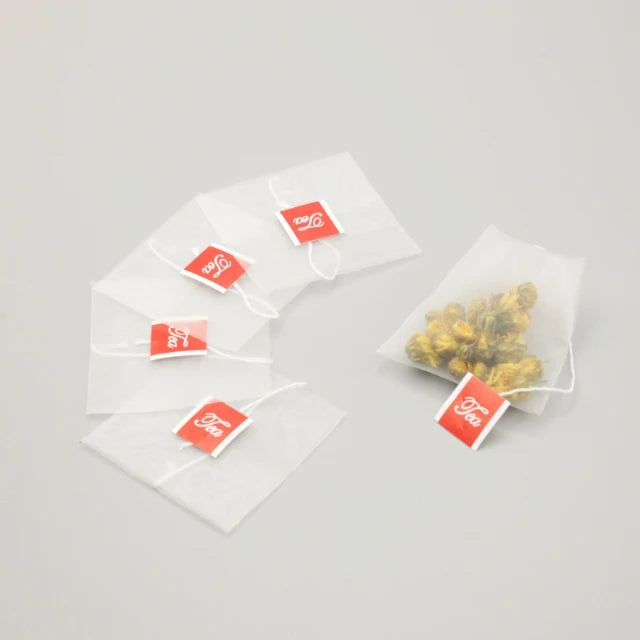 Custom Private Label Food Grade Triangle Corn Fiber Pyramid Tea Bag Nylon Tea Bag Tea Bag Tags