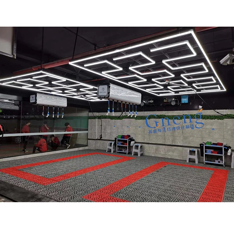 High Lumen Industrial Lighting Exhibition Shape Colors Inspection Car Wash Neon Lights