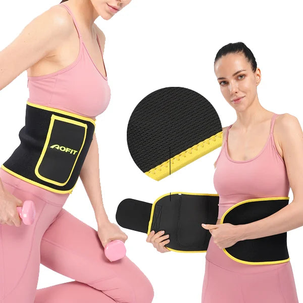 Custom Logo Neoprene Slimming Waist Wrap Band Weight Loss Waist Tummy Trimmer Sauna Sweat Belt for Women and Men