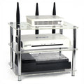 Transparent Acrylic Wireless Router Cooling Rack Set-top Box Bracket Three or Four Layers of Partition Simple Fashion Shelving