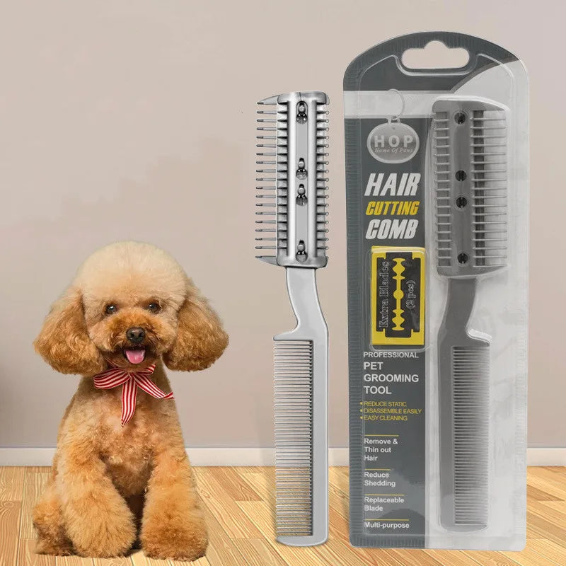 New Metal Brush Bath Hair Cutter Grooming Tools for Dogs and Cats