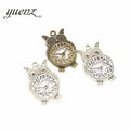 YuenZ Antique Silver Color Bracelets Owl Charm Pendants Fit Jewelry Making Findings DIY Charms Handmade D113