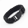 Multifunction Emergency Paracord Bracelet Outdoor Survival Parachute EDC Tool Scraper Whistle Buckle Paracord Wristband