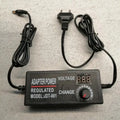 Universal Adjustable Power Supply Adapter AC100-240V to DC3-12V 5A AC/DC Switching Power Converter with LED Voltage Display