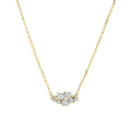For Pearl Hyacinth Flower Pendant 925 Sterling Silver 18K Gold Plated Trendy 5A Zircon Necklace for Women