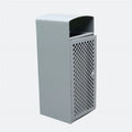 Outdoor Roadside Steel Garbage Trash Can Outside Park Metal Rubbish Litter Bin Community Commercial Recycle Sanitary Waste Bin