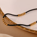 Beaded Anklet Gold Plated Jewelry Waterproof Body Chain Fashion Jewelry Anklets