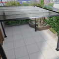 Aluminum Roof Polycarbonate Rain Cover Awning Canopy Outdoor DIY Waterproof Window for Terrace Patio Car Parking DIY Outdoor