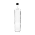 Empty 500ml 50cl Clear Round Glass Olive Oil Bottle with Cap Wholesale