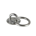 Rigging Hardware Round Eye Plate with Ring SS304 Anchor Mount Great for Yoga Swings Hammocks