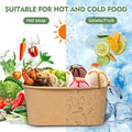 Best Selling Kraft Paper Square Disposable  Salad Bowl with Lid for Salad and Food
