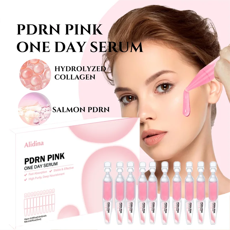 G Pink PDRN Serum Salmon DNA PDRN Niacinamide Hydrolyzed Collagen Skin Glow Hydrating Moisturizing Firming Korean Skincare