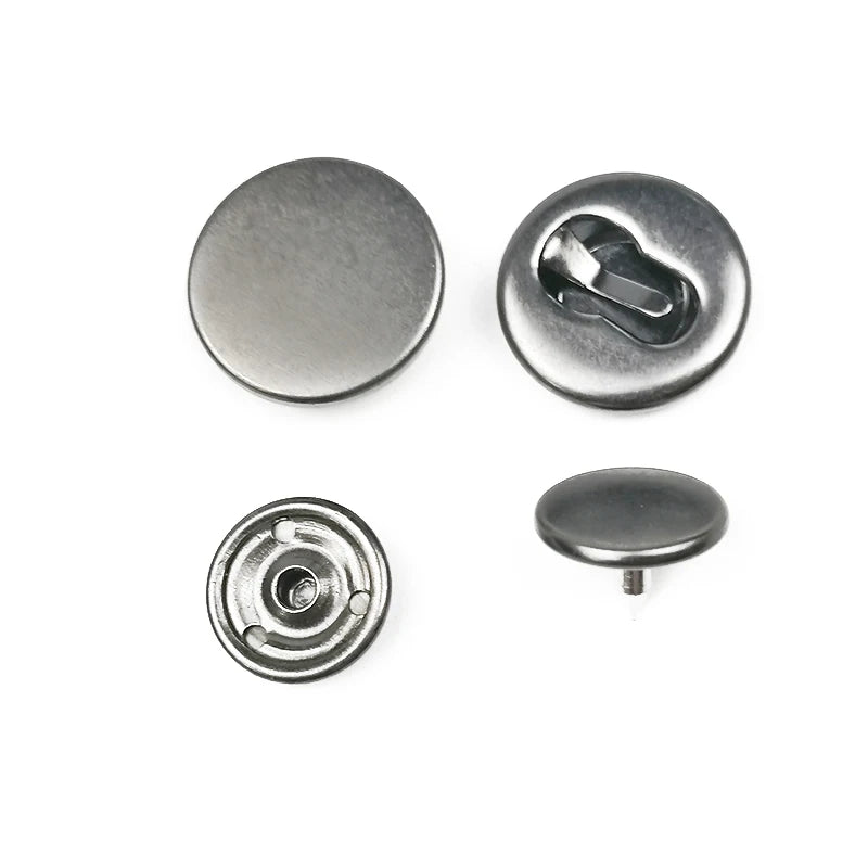 Fashion Forward Rhinestone Studded Metal Snap Button Decorative Snap for Evening Wear Party Dresses Luxury Accessories