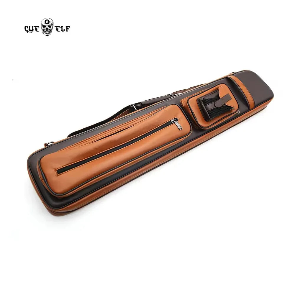 Cueelf 2 Butts*4 Shafts Carom Stick Case / 6 Holes Billiard Case/ Carom Cue Case Carry Case