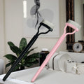VEYES Portable Eyelash Comb Set Disposable Flat Fan Brushes Metal Crystal Handle Nylon Plastic Makeup Tool Beauty Tool MOQ 50pcs