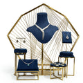 Exquisite Jewellery Window Jewelry Display Holder Showcase Earring Necklace Ring Metal Jewelry Display Stand