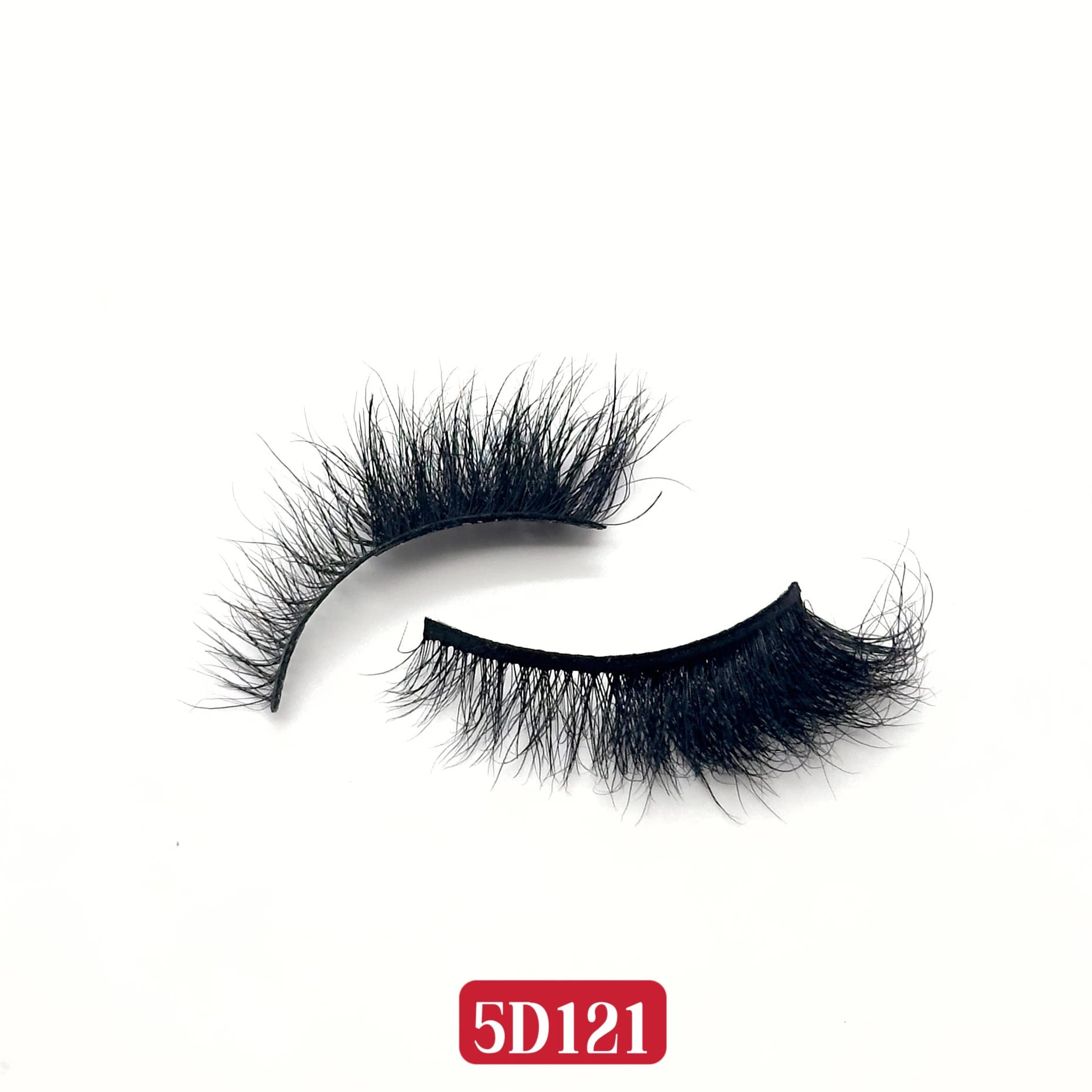Sunland Natural 100% Real Mink Fur Strip 3D Eyelashes 15mm Thick Soft Light Band Wispy Short Lashes