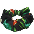 Custom logo Print Satin Scrunchies Ponytail Holder Hair Ties Ropes