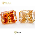 Factory Direct Custom DEF Flawless Square Moissanite Loose Gemstone 1-5ct Loose Moissanite Radiant Cut