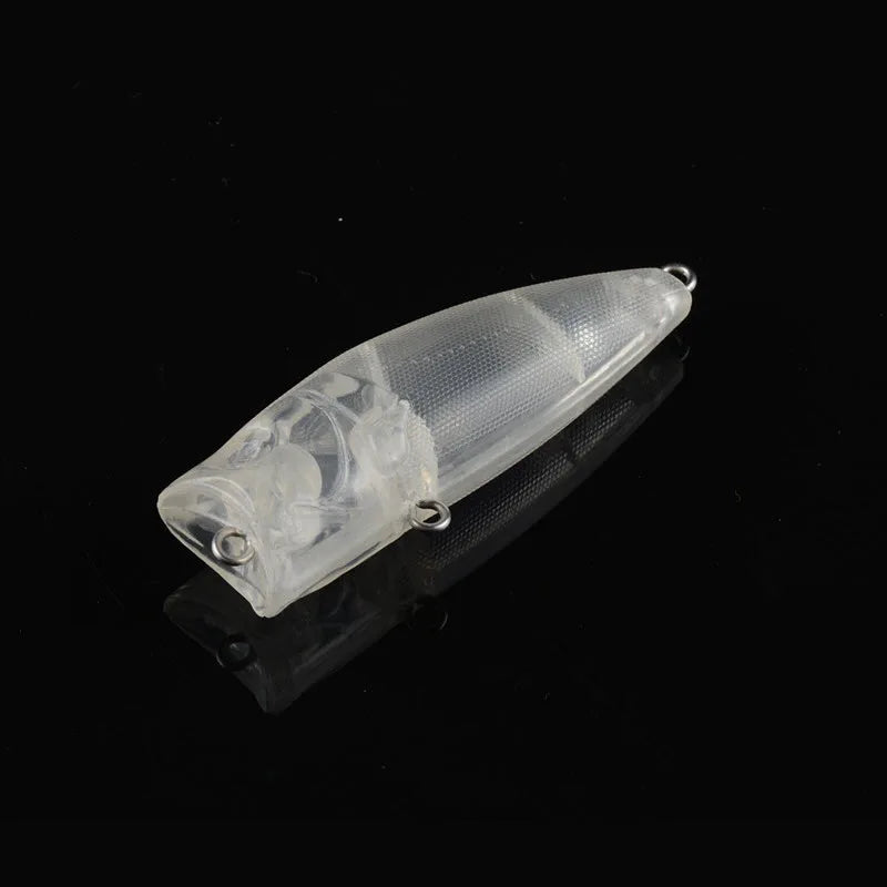 Floating Popper Blank Baits 45mm 5.5g Popper Bait Unpainted Lure Bait