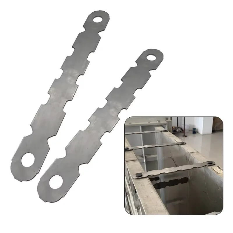 OEM ODM Customized Flat Metal Stamping Stainless Steel Wall Flat Tie Parts for Concrete Brick Joint Forming Formwork