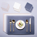 Waterproof and Oil Resistant PU Double Sided Leather Placemat