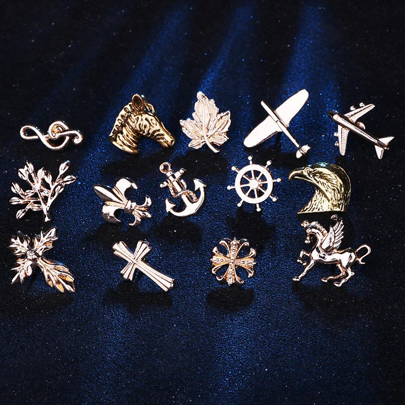 European and American Low Price Classic Mini Collar Buckle Pin Shape Badge Animal Small Brooch Pin