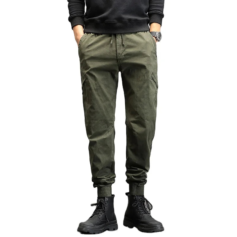 Men's Loose Casual Trousers Spring and Autumn New Men's Cargo Pants